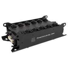 SHOWGEAR PowerCore 2m.6p - DMX Breakout Multipin H16 in/out to 6x Power Pro True + 5p DMX splitter
