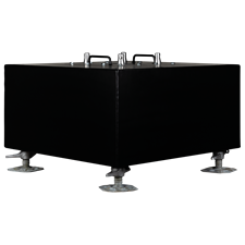 SHOWGEAR Ballast counterweight for F Truss with Adjustable Screw-Base Jacks F (Prolyte Ø 27,8 mm compatible), 625kg 625 kg - black - 80 x 80 x 50 cm