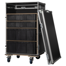SHOWGEAR Storage Case 2 With 4 crates and two work surfaces
