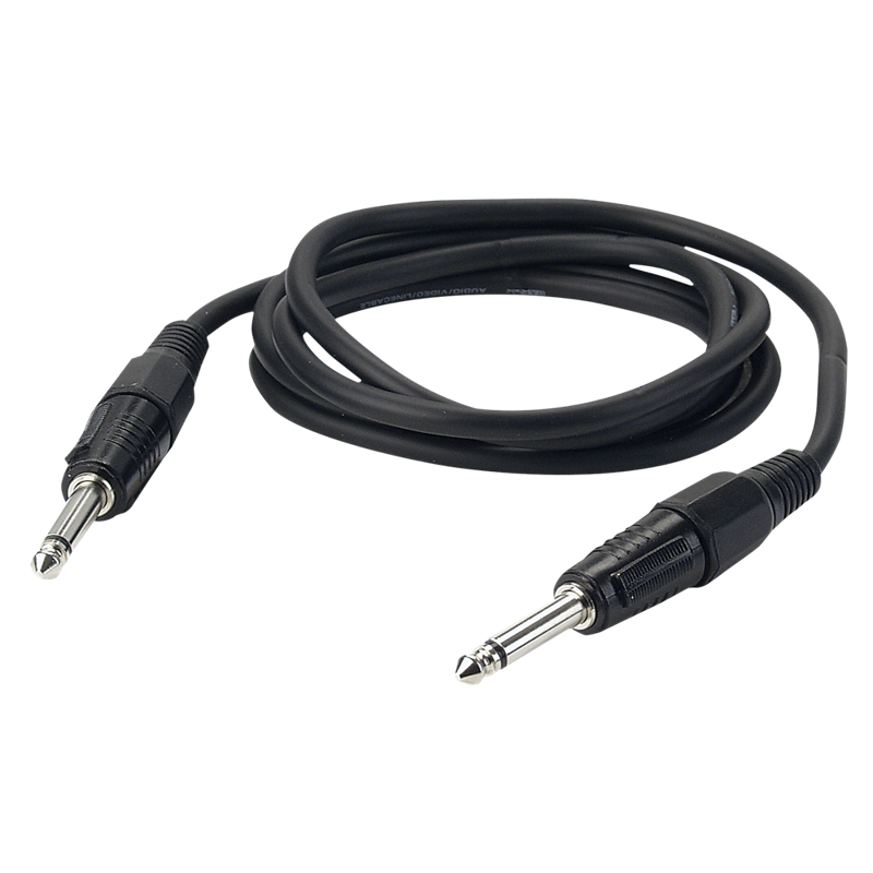 Signalkabel. Jack mono - Jack mono. 15 meter
