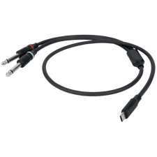 DAP FL111 - USB-C til 2 Mono Jack L/R 1.5 m