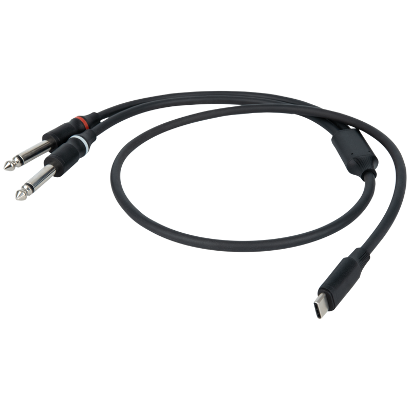 DAP FL111 - USB-C til 2 Mono Jack L/R 0.75 m