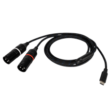 DAP FL115 - USB-C to 2 Galvanically Isolated XLR/M 3P 1.5 m 384 kHz / 32 bit - built-in protection - braided jacket - 1.5 m