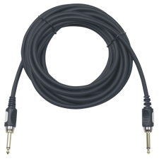 Road guitarkabel. Jack mono - Jack mono. Ø 7 mm. 6 meter
