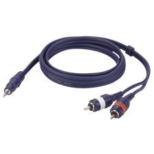DAP FL30 - stereo mini-jack to 2 RCA male L/R 1.5 m