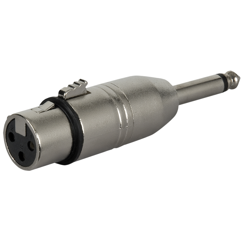 XLR 3P hun til Jack mono han