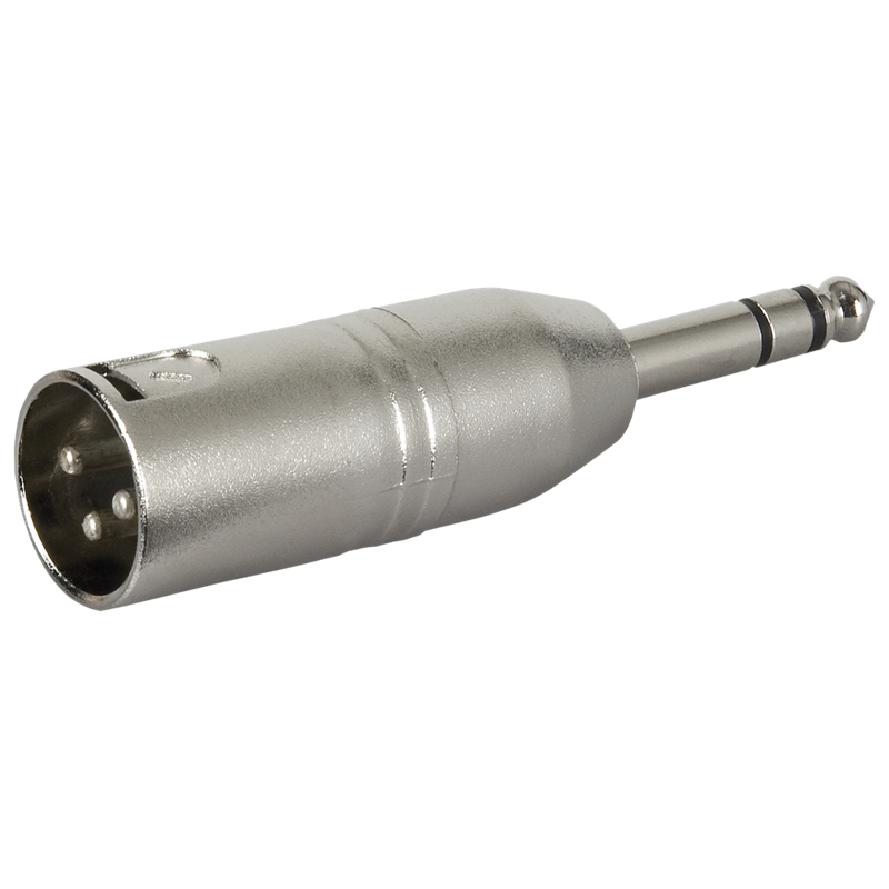 XLR 3P han til Jack stereo han