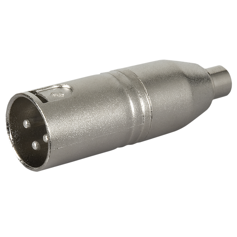 XLR 3P hannstik til RCA hunstik