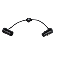 DAP FLX18 - bal. XLR/M 5P to XLR/F 5P Patch Cable 0.30 m Ultra-compact right-angle XLR patch cable - 30 cm