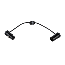 DAP FLX19 - bal. XLR/M 3P to XLR/F 3P Patch Cable 0.30 m Ultra-compact right-angle XLR patch cable - 30 cm