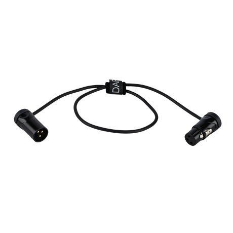 DAP FLX19 - bal. XLR/M 3P to XLR/F 3P Patch Cable 0.60 m Ultra-compact right-angle XLR patch cable - 60 cm