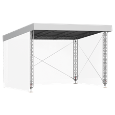 MILOS MR0 Sloping Roof System with Canopy 6m, 4m 6 x 4 m