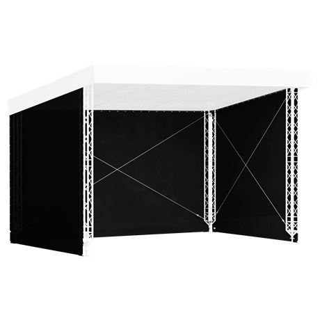 MILOS Side Nets for MR0 Sloping Roof System 6m, 4m for 6 x 4 m