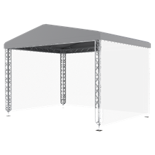 MILOS MR0 NGW Roof System with Canopy 6m, 5m Without guy wires - 6 x 5 m
