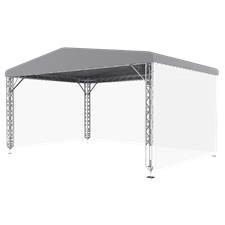 MILOS MR0 NGW Roof System with Canopy 8m, 6m Without guy wires - 8 x 6 m