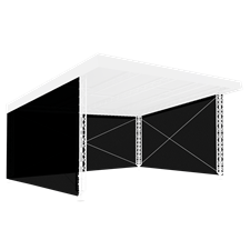 MILOS Side Nets for MR0 Sloping Roof System 8m, 6m for 8 x 6 m