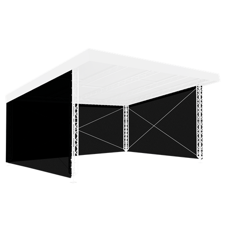 MILOS Side Nets for MR0 Sloping Roof System 8m, 6m for 8 x 6 m