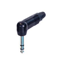 NEUTRIK Jack Plug 6.3 mm Stereo - 90° Black housing