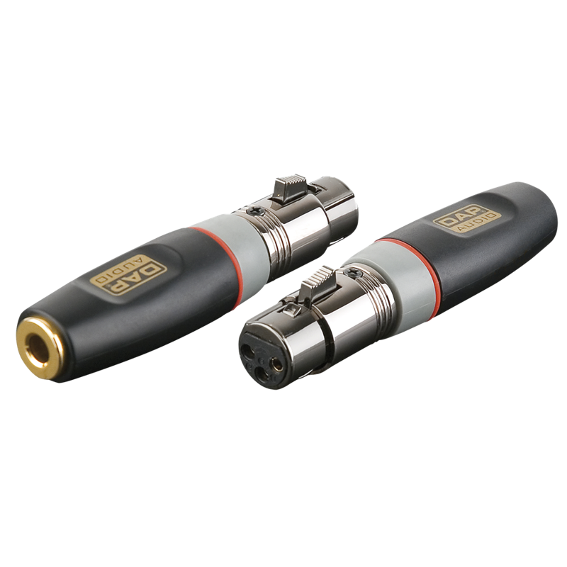 XLR/Hun 3P til Jack 6,3mm /Hun Balanceret