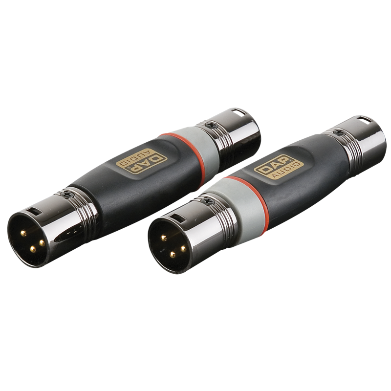 XLR/Han 3P til XLR/Han 3P