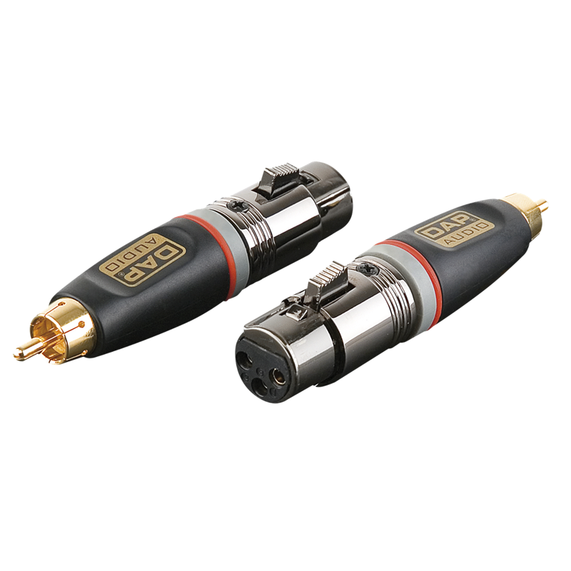 XLR/Hun 3 Pol til RCA/Han