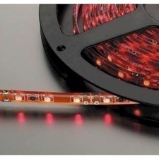 Rød fleksibel LED strips 5 meter, modstandsdygtig overfor fugt - LEDS-5MP/RT
