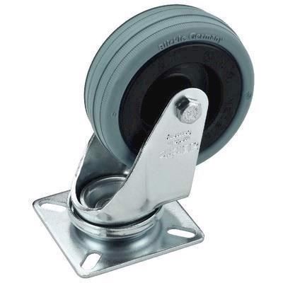 Blickle drejehjul. 75 mm. Grå