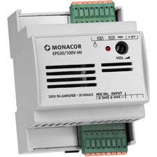 MONACOR 100V PA forstærker DIN - EPS30/100V-MI
