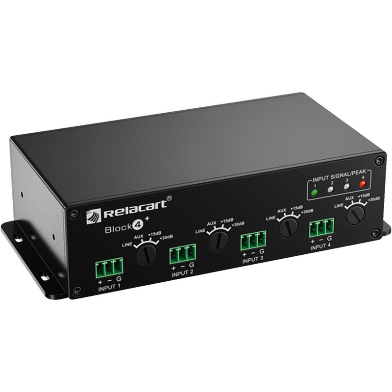 4-channel Dante® audio switch - BLOCK4