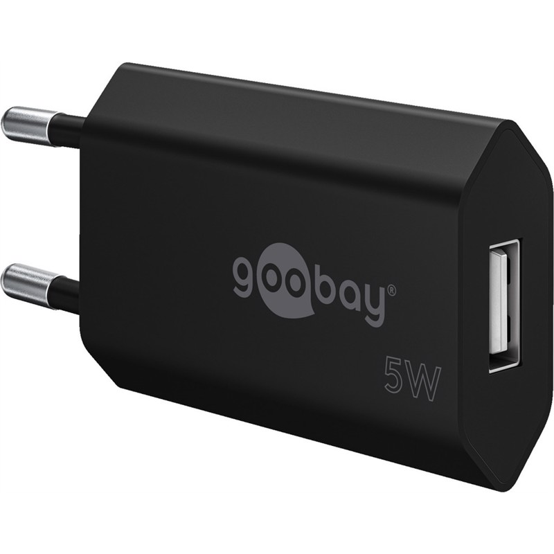 Switch-mode power supply with USB output - PSS-1005USB/BK