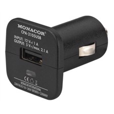 USB DC/DC cigartænderstik - CPA-2105USB  MONACOR