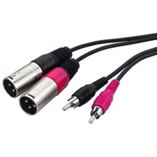 XLR-phono kabel 1m - MCA-127P