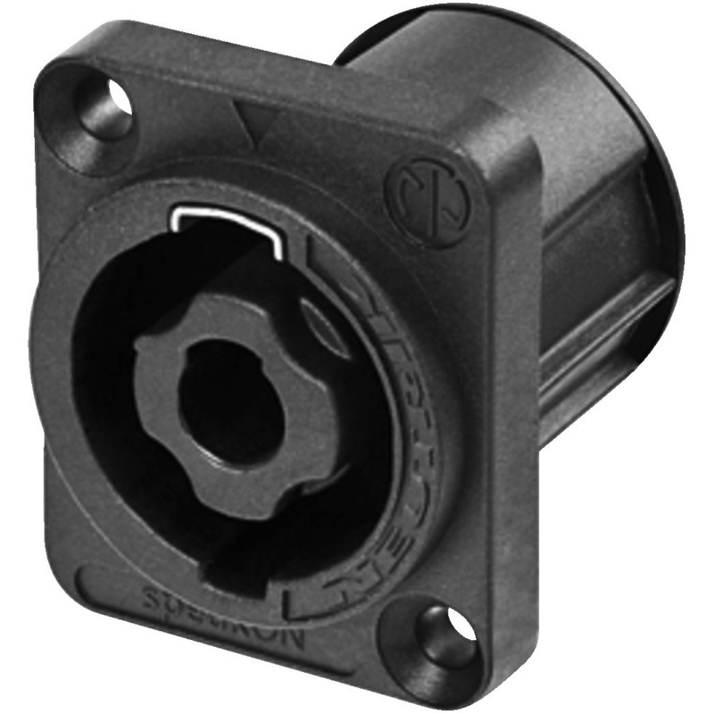 Neutrik speakon chassis stik. 4 pol. NL4MPXX-SB