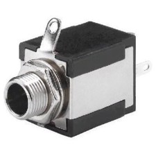 Jackbøsning 6.3mm - T-635S - MONACOR