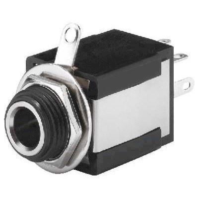 Jackbøsning 6.3mm - T-637SI - MONACOR