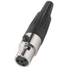 Mini XLR-stik hun - XLR-407/J - MONACOR