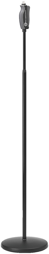 Microphone floor stand with one-hand height adjustment, - KM-26085