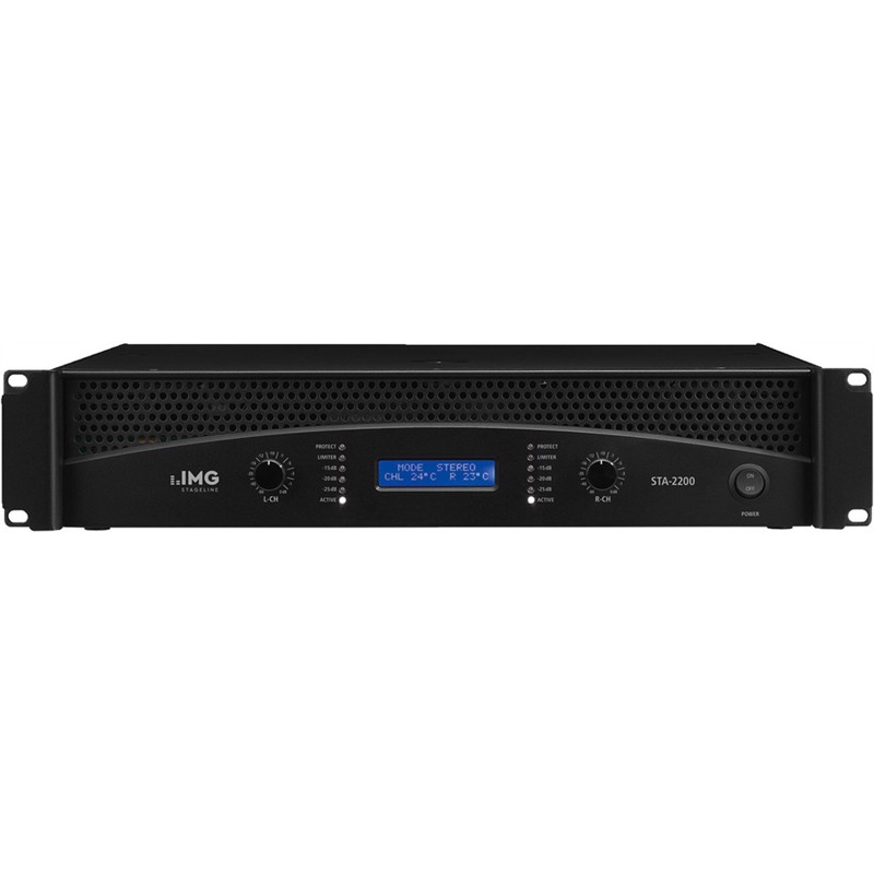 IMG STAGE LINE PA-forstærker 2x1100Wrms - STA-2200