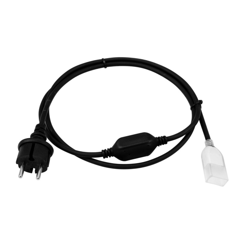 LED Neon Flex 230V Slim Power Cord with Plug