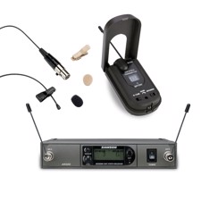 Samson AR300/AL300/LM10-N, AirLine Synth har som mål at tilfredsstille alla tænkelige behov for trådløs overføring med et enkelt setup, god ydeevne og i mindst mulige indpakning. Beltpack system med LM10 lavalier.