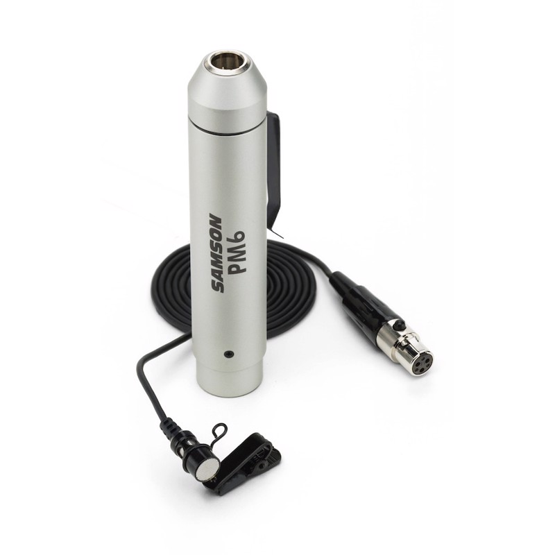Samson QL5CL/PM6, Clipsmikrofon med P3-stik - perfekt til præsentationer & video