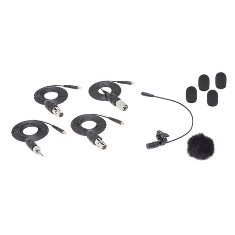 SAMSON LM8x, Omnidirectional lavalier microphone - four adapter cables included