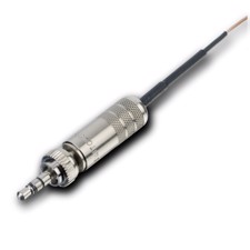 Countryman E6 Cable 1SR - Med 3,5 mm stereojackstik, med gevind (Passer Sennheiser Evolution).