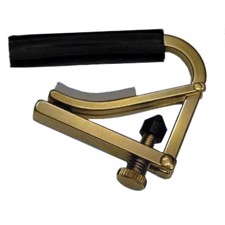 Shubb C9B Ukulele Capo - Testing on many brands confirms this capo is a perfect fit on all tenors, sopranos, concerts, and baritones ...except the occasional baritone with a very large neck. Brass.