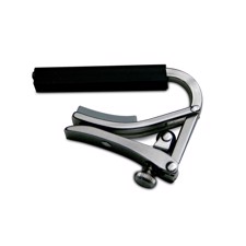 Shubb S2 DLX Classical Guitar Capo - Capo for Nylon String Guitar, wide, flat fretboard. Stainless steel.