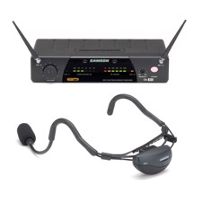 Headsetsystem. CR77-modtager og AH1-QE-sender til Aerobics - Samson CR77/AH1-QE