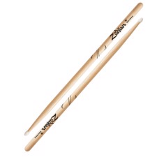 Zildjian 7A Nylon-Tip - Hickory - Slim profile for light touch and great articulation with nylon-tip. [Kun 7 par tilbage]