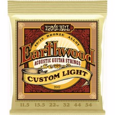 Ernie Ball EB-2007 Earthwood Custom Light, Bronze Strings