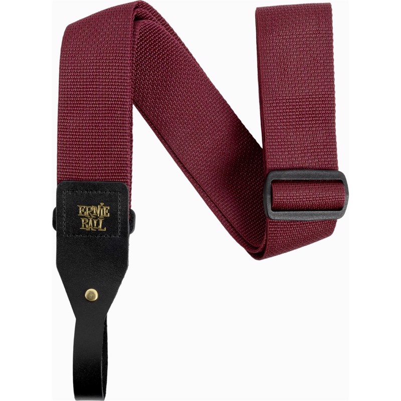 Ernie Ball P05367 Acoustic Strap Polypro Burgundy