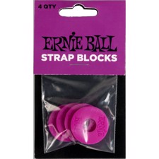 Ernie Ball EB-5618 Strap Blocks (4 stk.) Lilla